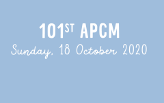 101st APCM - Sunday, 18th October 2020